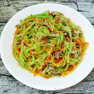 “ 春日应季美食 ”莴笋炒肉的做法步骤:11