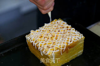 玉米培根三明治的做法步骤：16