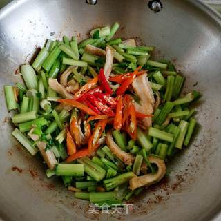 芹菜炒牛肚的做法步骤:6