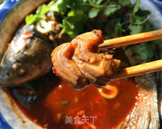 酸辣炖鱼的做法步骤:14
