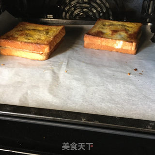 香蕉爆浆吐司的做法步骤：13