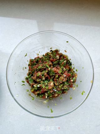 虾皮香椿猪肉馅馄饨的做法步骤:9