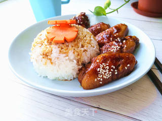 照烧鸡翅饭的做法步骤:11