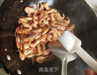 春韭菜炒河虾的做法步骤:5