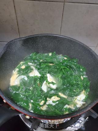 煎蛋白花菜汤的做法步骤:8
