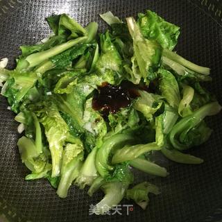 炒生菜的做法步骤：5