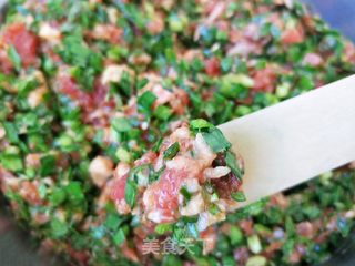 “ 春日应季美食 ”韭菜猪肉馅水饺的做法步骤:6