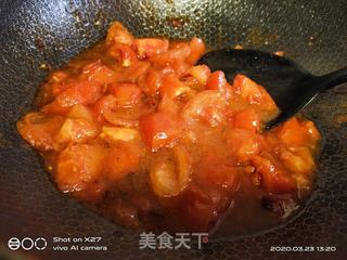 牛腩西红柿家常面!的做法步骤:4
