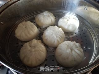 蒲公英猪肉馅包子的做法步骤:13