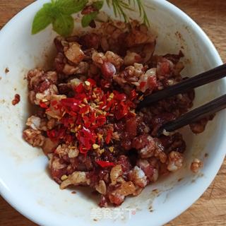 半烫面梅干菜肉饼的做法步骤:7
