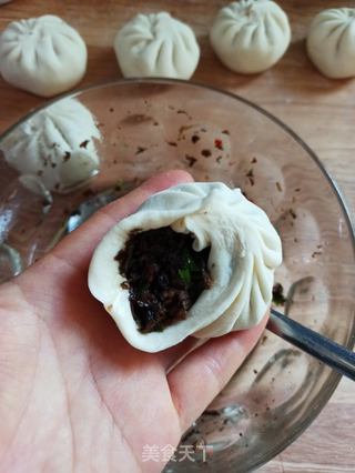 半烫面梅干菜肉饼的做法步骤:16
