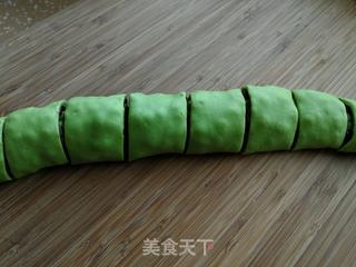 菠菜蜜豆卷的做法步骤:8