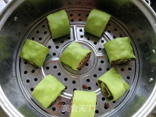 菠菜蜜豆卷的做法步骤:9