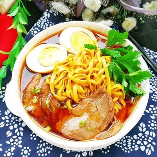 牛肉手擀鸡蛋面的做法步骤:14