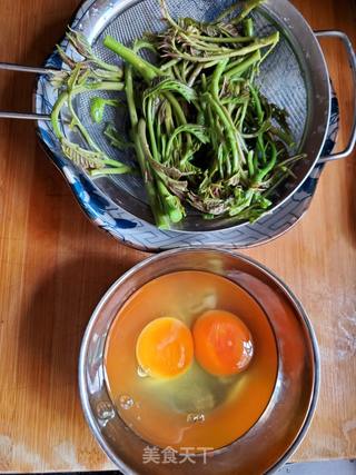 香椿炒鸡蛋的做法步骤:3
