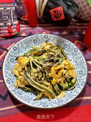香椿炒鸡蛋的做法步骤:10