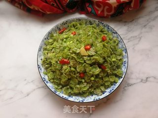 蒜苔炒榆钱的做法步骤：10