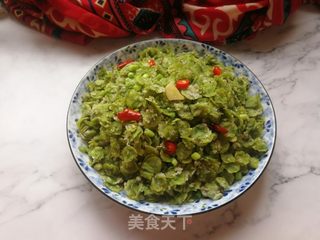 蒜苔炒榆钱的做法步骤:11