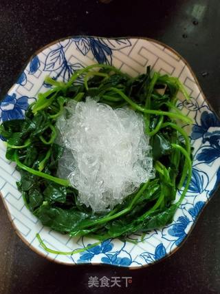 菠菜拌粉丝的做法步骤:6