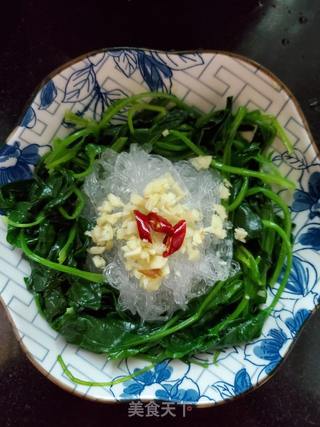 菠菜拌粉丝的做法步骤:7