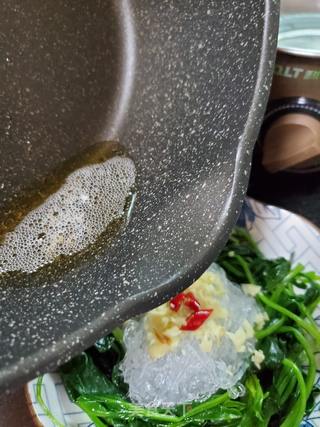 菠菜拌粉丝的做法步骤:8