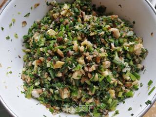 虾仁三鲜煎饺的做法步骤:6