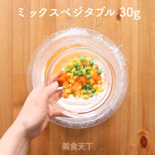 绿色健康蔬菜煎饼的做法步骤:7