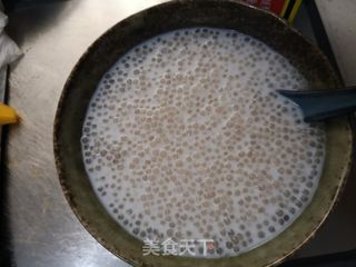 南瓜芋圆+椰汁西米露的做法步骤:12