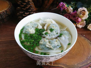 荠菜笋肉大馄饨的做法步骤:10