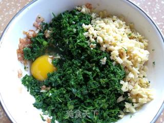荠菜笋肉大馄饨的做法步骤:4