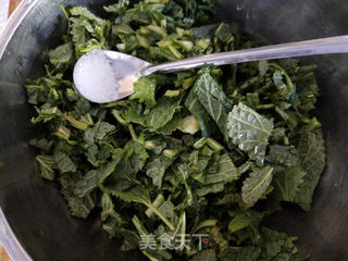 蛤蟆皮草煎饼的做法步骤:4