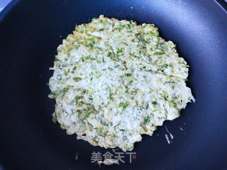 蛤蟆皮草煎饼的做法步骤：7