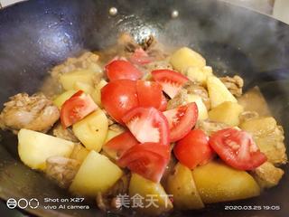 土豆焖鸡块的做法步骤:9
