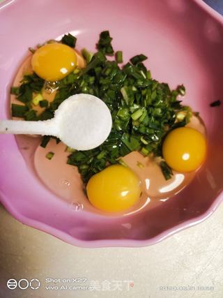 韭菜煎鸡蛋的做法步骤:3