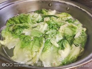 青菜鸭肉煮面条的做法步骤:5