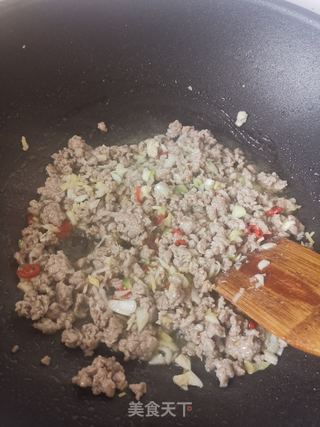肉末酸豆角的做法步骤:6