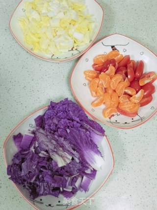 紫白菜沙拉的做法步骤:5