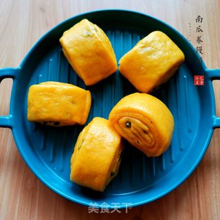 南瓜卷馒头的做法步骤:13