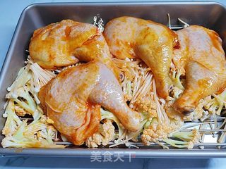 奥尔良烤鸡腿的做法步骤:4
