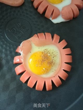 太阳煎蛋的做法步骤:8