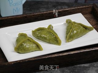 春笋鲜肉艾团的做法步骤:8