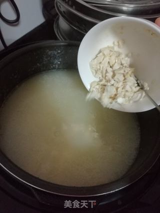 山药排骨二米粥的做法步骤:8