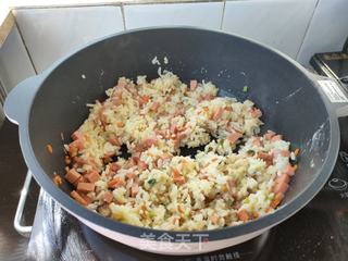 五彩缤纷蛋炒饭的做法步骤:7
