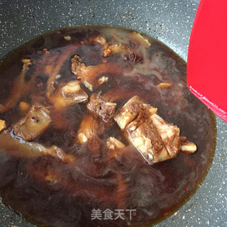 山药烧羊排的做法步骤：13