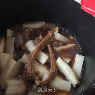 山药烧羊排的做法步骤：15