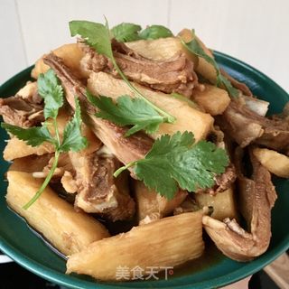 山药烧羊排的做法步骤：17
