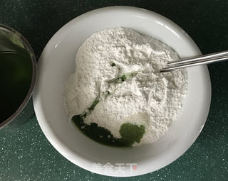 豆沙青团的做法步骤:3
