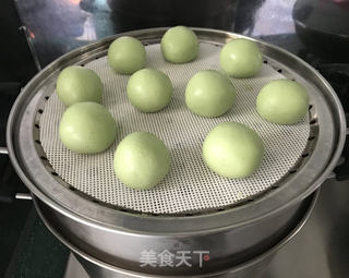 豆沙青团的做法步骤:10