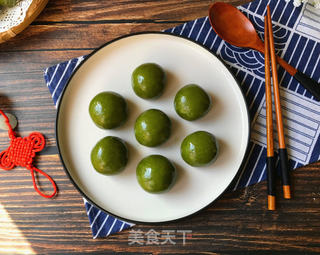 豆沙青团的做法步骤:13