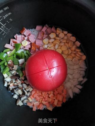 网红懒人焖饭的做法步骤:3